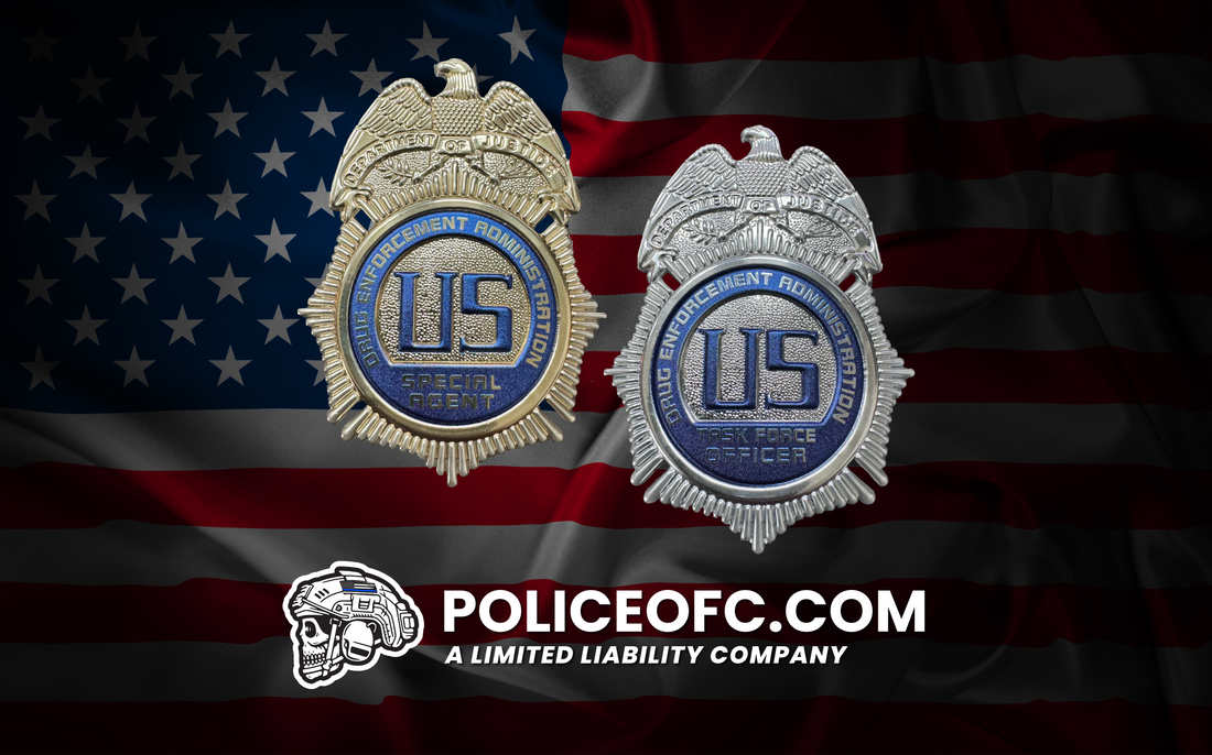 DEA Special Agent and Task Force Officer Flex Badge