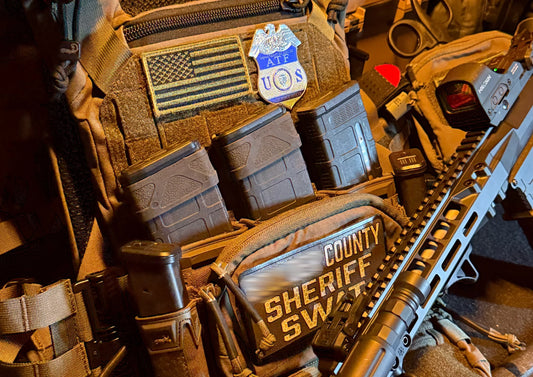 ATF Special Agent Flex Badge Velcro Patch – Gold and Silver options for field use