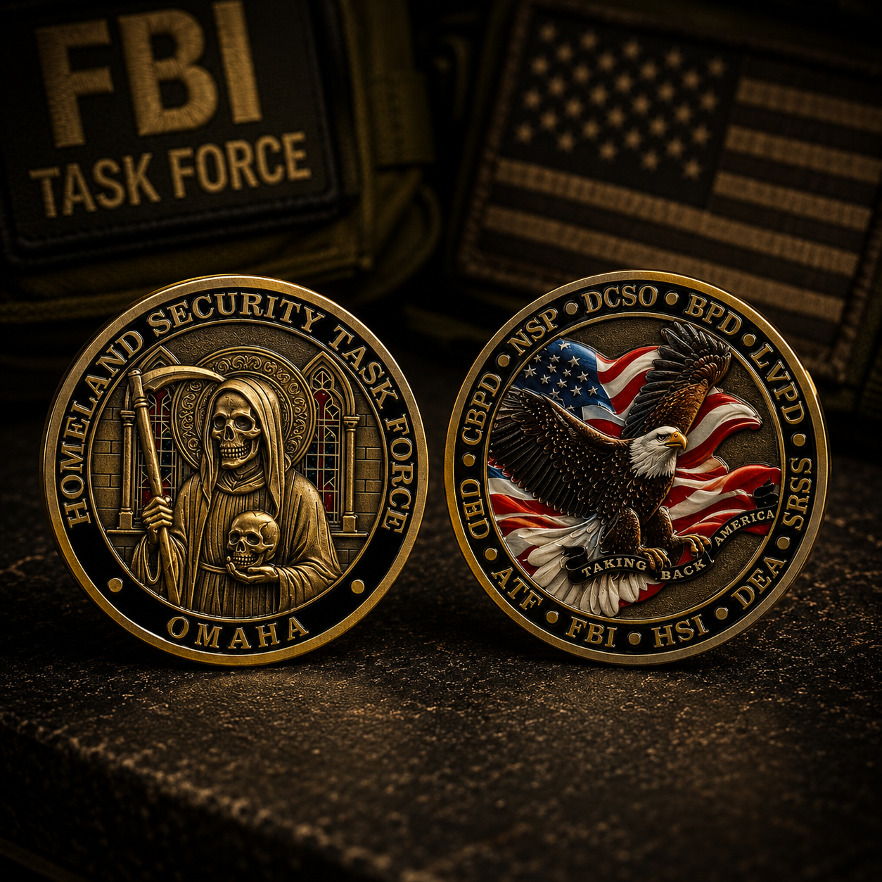 HSTF-OMAHA Challenge Coin
