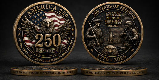 American 250 Challenge Coin - Pre Order