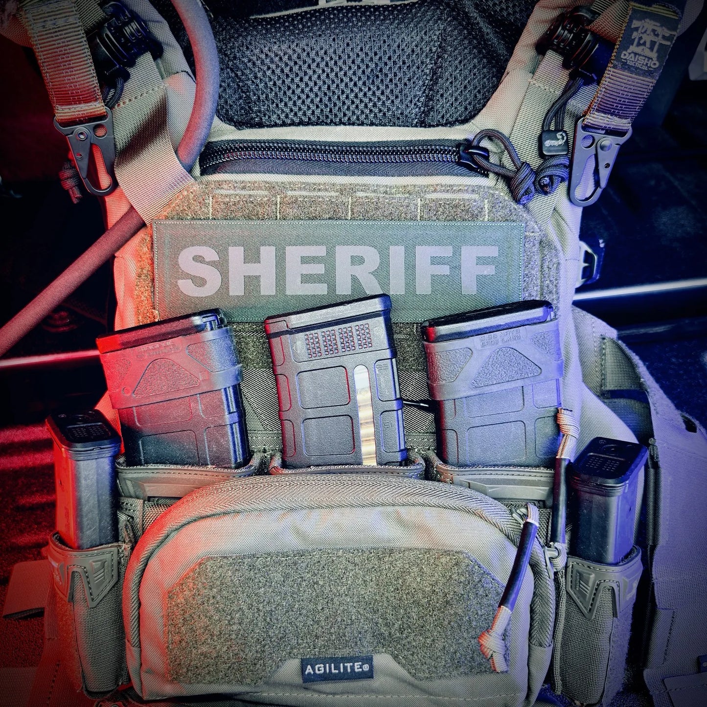 SHERIFF ID Panel Velcro Patch