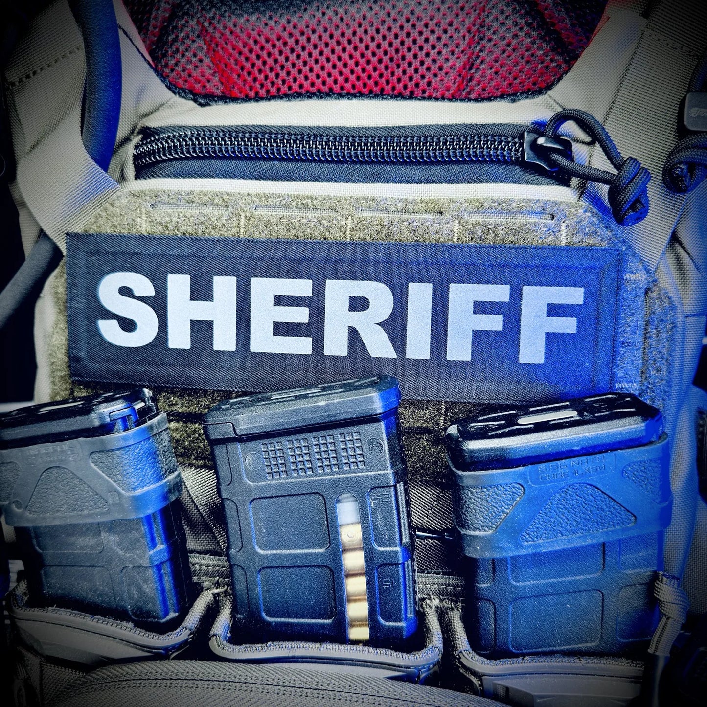 Sheriff's duty carrier with tools and equipment inside