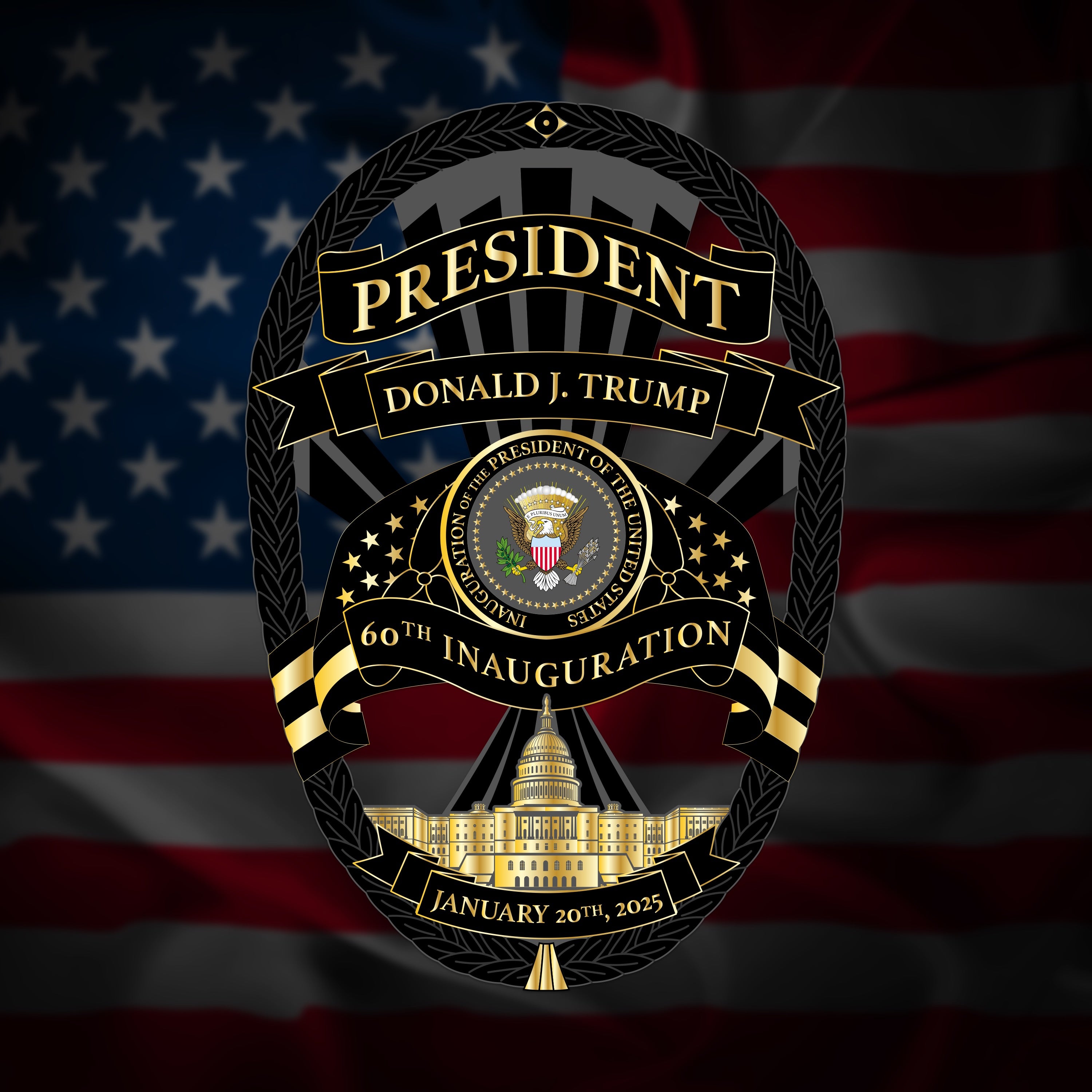 60th Presidential Inauguration BadgePatch™ – PoliceOfc.com