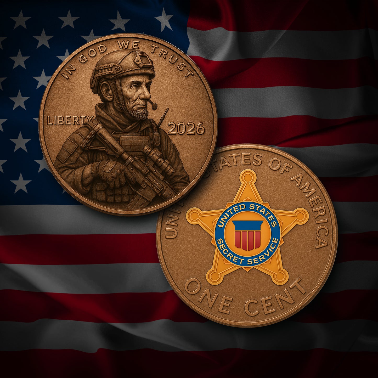 U.S.S.S. “TACTICAL PENNY” CHALLENGE COIN - PRE-SALE