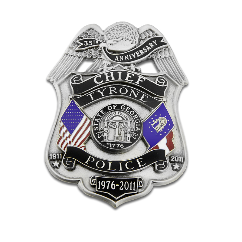 Tyrone GA Police Badge Custom