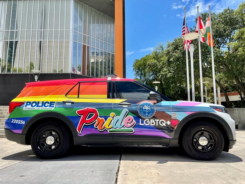 Pride Police Car